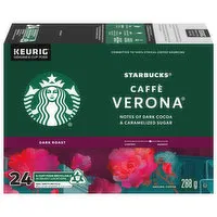 Starbucks - Caffe Verona Coffee K-Cups, Dark Roast, 24 Each