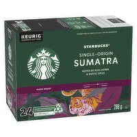 Starbucks - K-Cup Pods - Sumatra, 24 Each