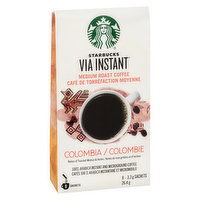 Starbucks - VIA Instant Columbia Coffee, Medium Roast, 8 Each