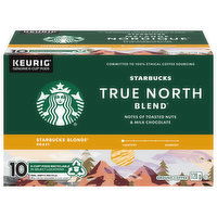 Starbucks - True North Blend Coffee K-Cups, Blonde Roast, 10 Each