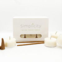 Simplicity Candles - Tealights 12 Pack Nag Champa, 1 Each