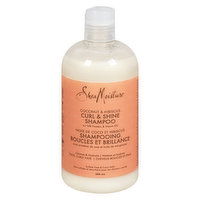 Shea Moisture - Curl & Shine Shampoo, Coconut & Hibiscus with Silk Protein & Neem Oil, 384 Millilitre
