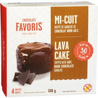 Chocolats Favoris - Dark Chocolate Lava Cake, 340 Gram