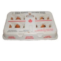 Baker Farms - Free Range Large Eggs, 18 Each
