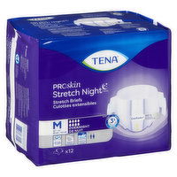 Tena - ProSkin Stretch Night, Stretch Briefs Size M, 12 Each