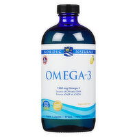 Nordic Naturals - Omega-3 Fish Oil Lemon, 473 Millilitre