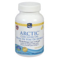 Nordic Naturals - Cod Liver Oil Lemon, 90 Each