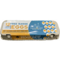 Keenan Farms - Free Range Large eggs, 12 Each
