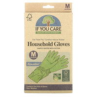 If You Care - Latex Gloves Medium, 1 Each