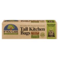 If You Care - Tall Kitchen Trash Bags 13 Gallons, 12 Each