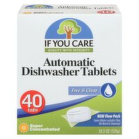 If You Care - Automatic Dishwasher Tablets, 40 Each