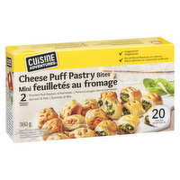 Cuisine Adventures - Cheese Puff Pastry Bites, 360 Gram