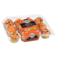 Two Bite - Halloween Cupcakes, Vanilla, 12 Each