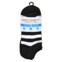 Secret - Low Cut Fashion Socks, 3 Each