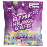 Huer - Elf Snowflake Sour Gummies, 120 Gram
