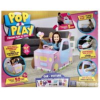 Pop2play - 2-in-1 Car Pink, 1 Each