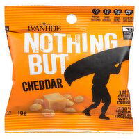 IVANHOE - Nothing But Cheddar Mini Cheese Snacks, 18 Gram