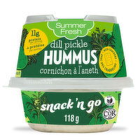 Summer Fresh - Snack N Go Dill Pickle Hummus, 118 Gram