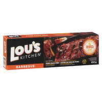 Lou's Kithchen - Fully Cooked BBQ Pork Back Ribs, 610 Gram