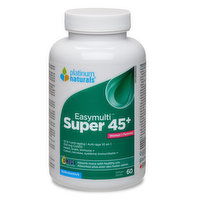 Platinum Naturals - Multivitamin Super Easymulti Women's 45+, 60 Each