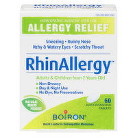 Boiron - RhinAllergy Allergy Reilef, 60 Each