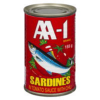 AA-1 - Sardines in Tomato Sauce w/Chili, 155 Gram