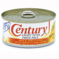 Century - Light Tuna - Hot & Spicy Style, 180 Gram