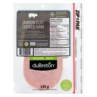 duBreton - Ham Sliced Cooked, 125 Gram