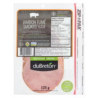 duBreton - Ham Sliced Smoked, 125 Gram