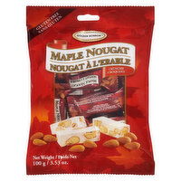 GOLDEN BONBON - Maple Crunchy Almond Nougat Bag, 100 Gram
