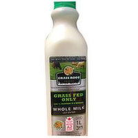 Grass Root Dairies - Whole Milk Non Homogenized, 1 Litre