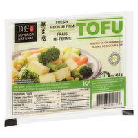 Superior Tofu - Fresh Tofu - Medium Firm, 454 Gram