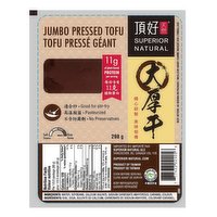 Superior Tofu - Jumbo Pressed Tofu, 298 Gram