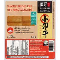 Superior Tofu - Seasoned Pressed Tofu, 240 Gram