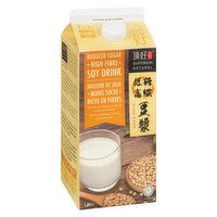 Superior Tofu - Reduced Sugar High Fibre Soy Drink, 1.89 Litre