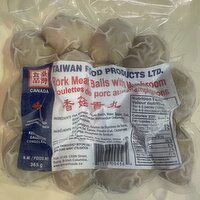 TAIWAN FOOD PRODUCTS - Pork Meat Ball w/Mushroom, 365 Gram