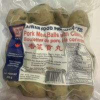 TAIWAN FOOD PRODUCTS - TFP Pork Meatbell With Cilantro, 365 Gram