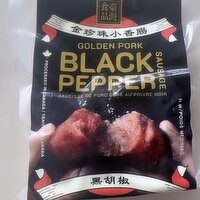 Taiwan Food - TFP Mini Pork Sausag -Black Pepper Flav, 365 Gram