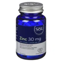 Sisu - Zinc Citrate 30mg, 90 Each