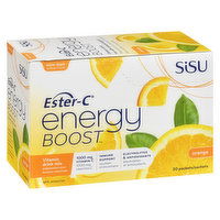 Sisu - Ester-C Energy Boost Natural Orange -To Go