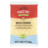 L'Ancetre - Mozz-Cheddar Cheese Shredded Blend Organic, 200 Gram