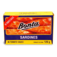 Bonta - Sardines In Tomato Sauce, 120 Gram