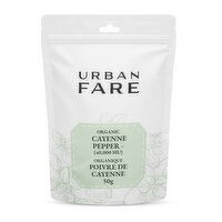URBAN FARE - Organic Cayenne Pepper, 50 Gram