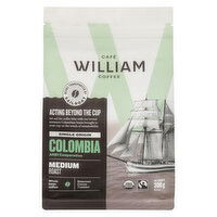 Cafe William - Medium Roast Whole Bean Columbia, 300 Gram