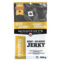 McSweeney's - Beef Jerky - Teriyaki, 200 Gram