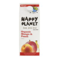 Happy Planet - Juice Mango & Peach Organic, 1.75 Litre