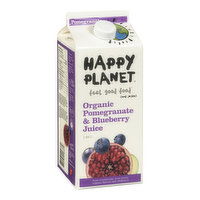 Happy Planet - Juice Blueberry & Pomegranate Organic, 1.75 Litre