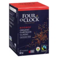 Four O'clock Tea - Organic Rooibos Tea - Classic, 16 Each