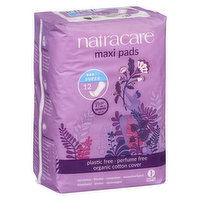 Natracare - NATRACARE ORG PADS SUPER, 12 Each