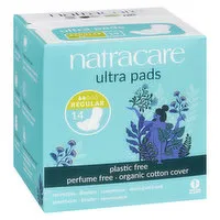 Natracare - Natural Ultra Pads - Regular, 14 Each